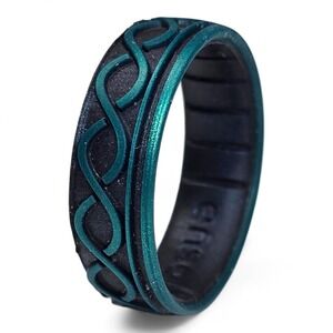 Enso Rings The Lord of the Rings Silicone Ring - Aragorn's Devotion - Size 11